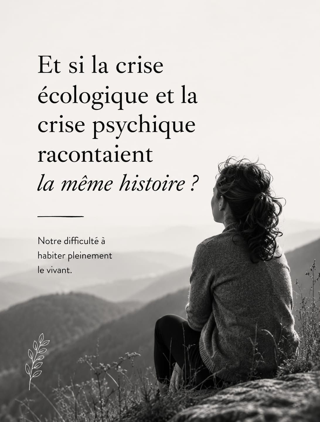 Visuel de l’article Et si la crise écologique et la crise psychique racontaient la même histoire ?
