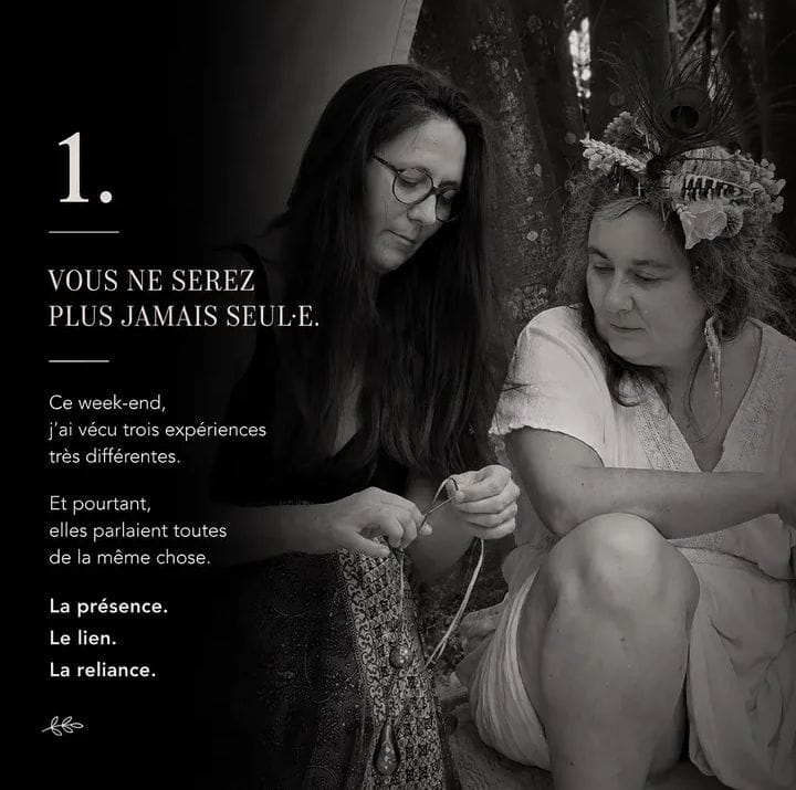 Visuel de l’article Vous ne serez plus jamais seul·e.